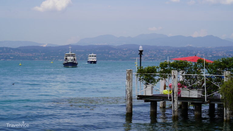 Boote auf dem Gardasee.