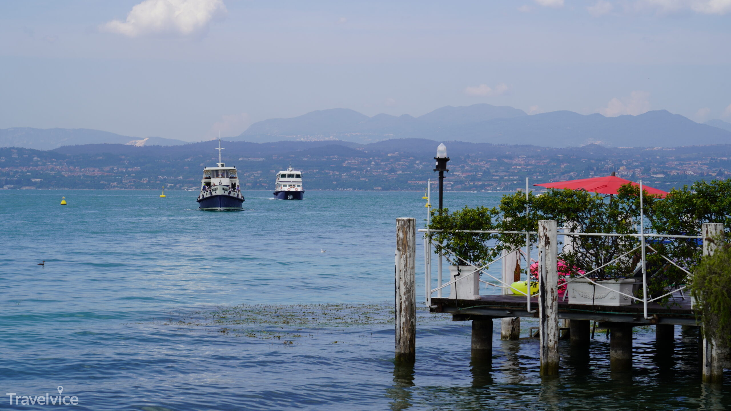 Boote auf dem Gardasee.