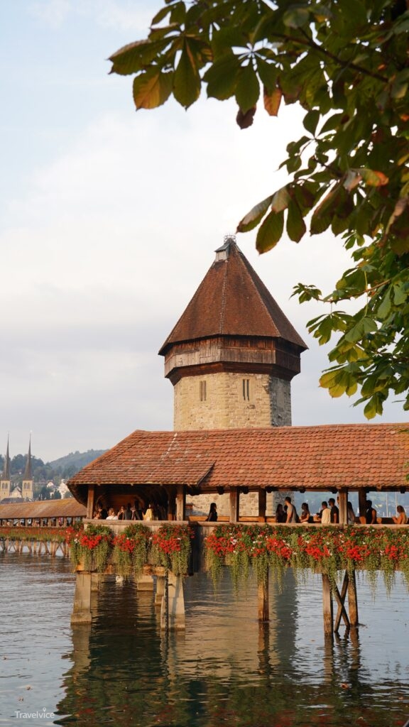 Kapellbrücke und Wasserturm in Luzern
