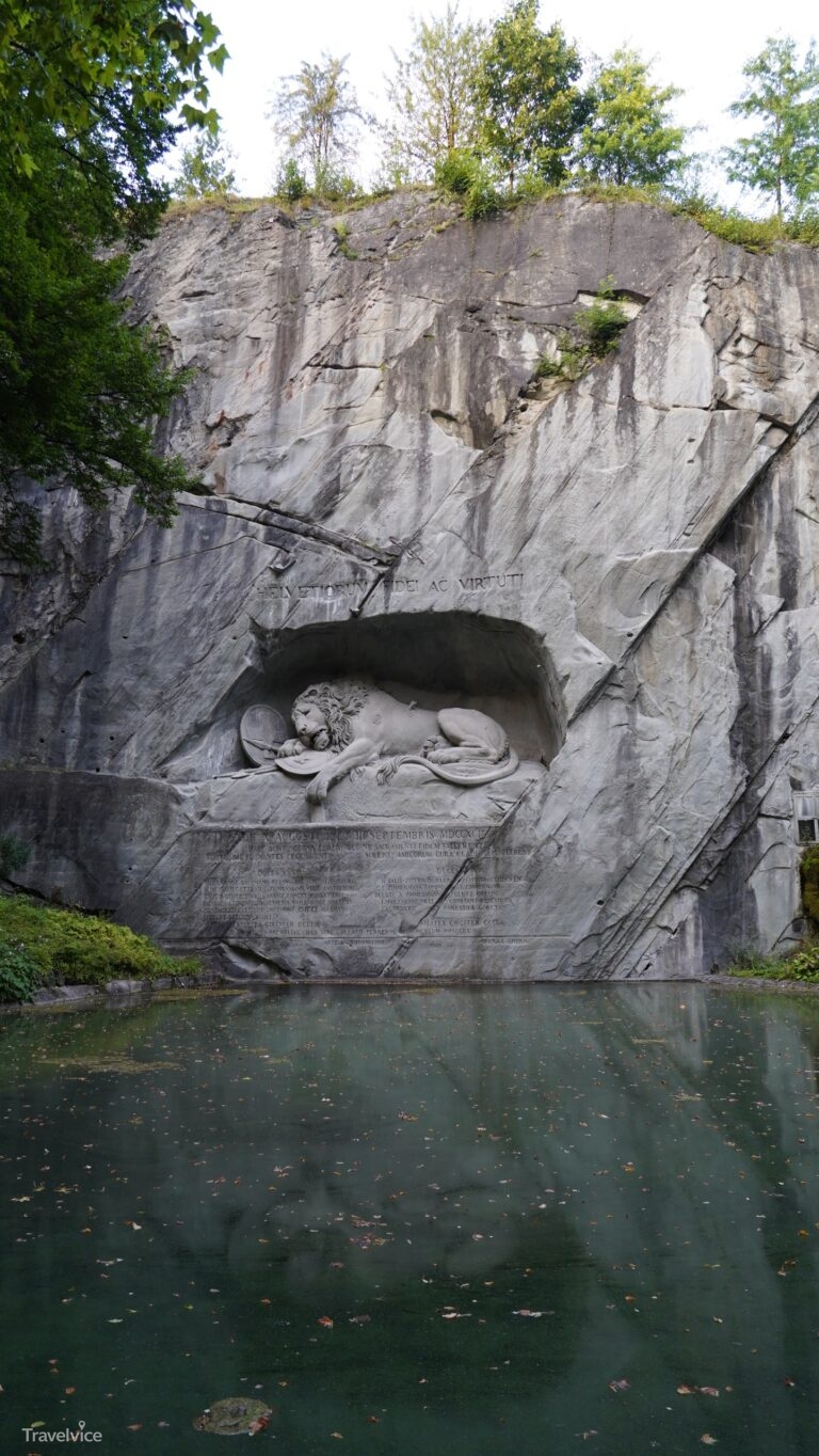 Das Löwendenkmal in Luzern