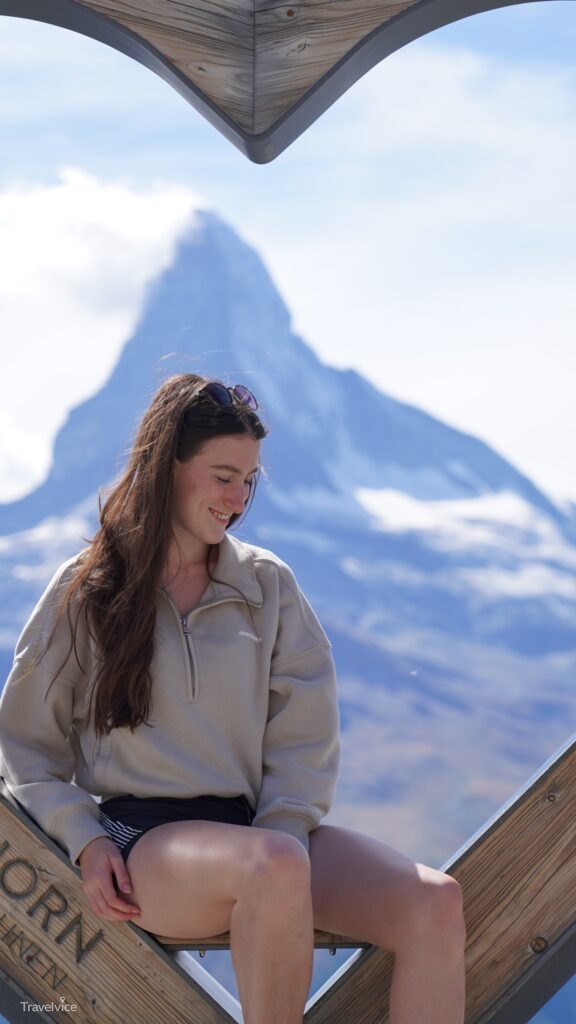 Unsere Pause mit Blick auf das Matterhorn