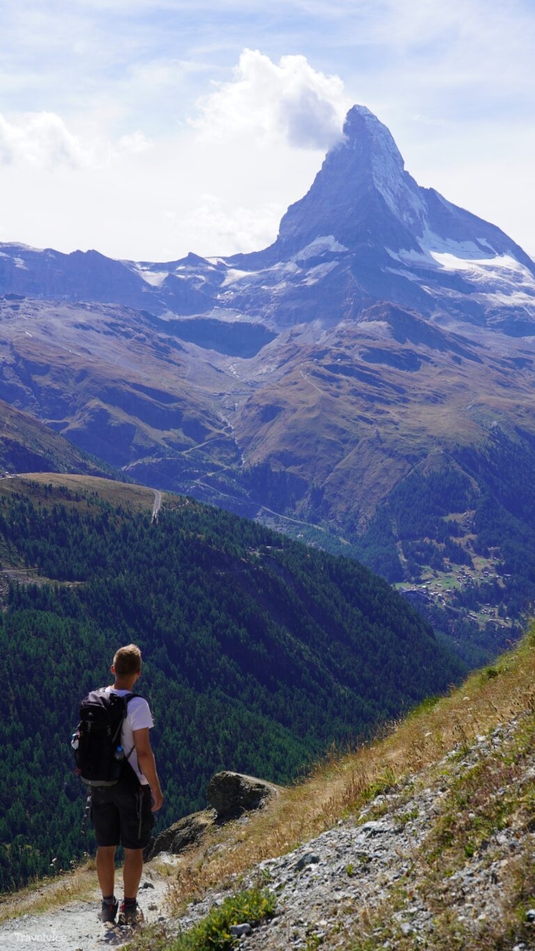 Unterwegs auf den Bergwegen bei Zermatt